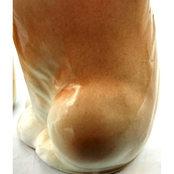 Salt and Pepper Shakers Pretty Cat with Ribbon Vintage Japan 4 Inch Porcelain - Picture 12 of 15